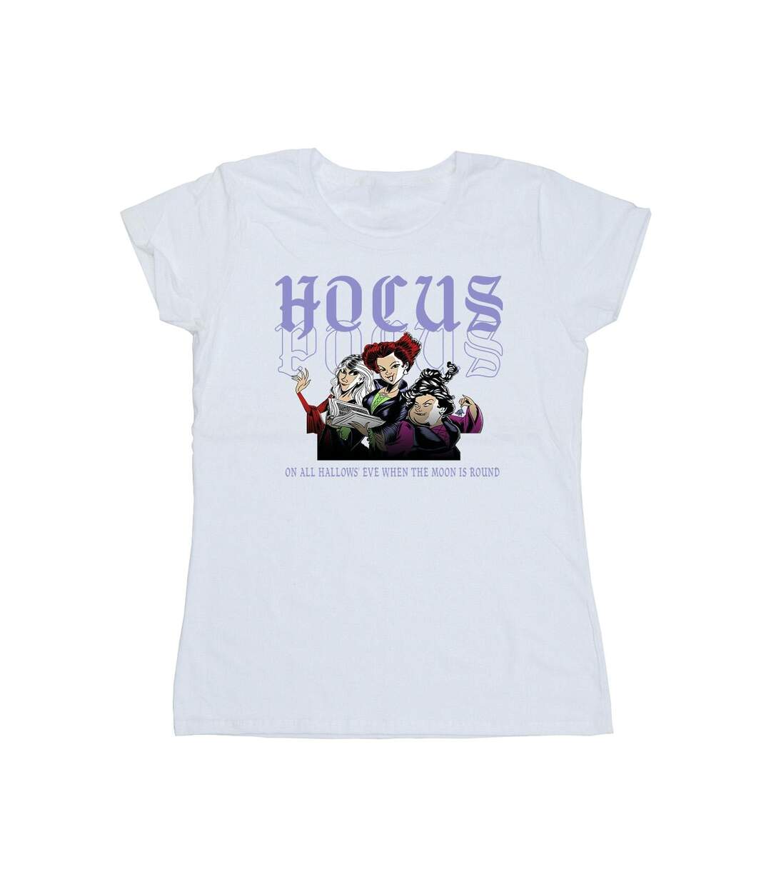 Disney T-shirt en coton Femme/Homme Hocus Pocus Hallows Eve (Blanc) - UTBI48506-1