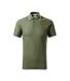 Polo Focus Homme Vert Kaki Malfini-1