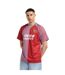 Mens Aston Villa Fc T-shirt Claret Blue Score Draw-1