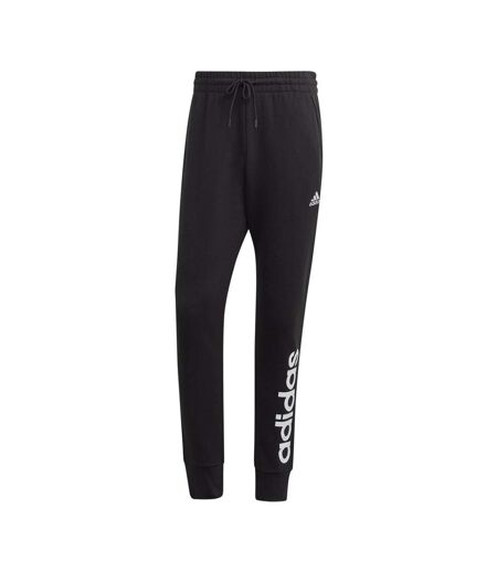Jogging noir/blanc homme adidas lin - s