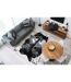 Tapis Imitation Peau de Vache Desert 160x230cm Noir & Blanc-2