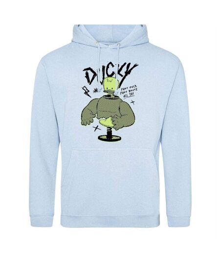 Mens Ducky Cotton Blend Hoodie Light Blue Toy Story 4