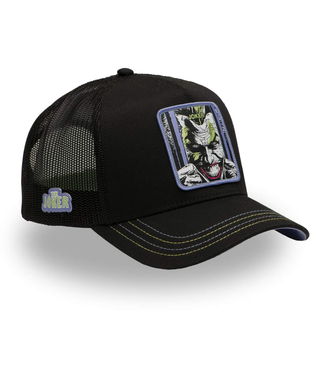 Casquette trucker avec filet en sergé de coton DC Comics Joker Capslab-4