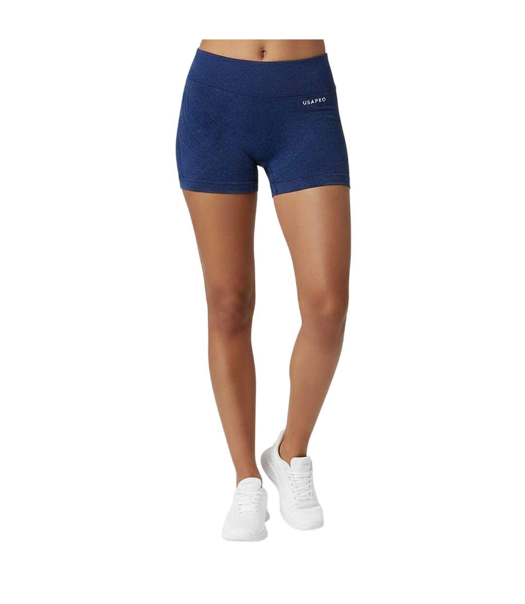 Womens/ladies Nylon Shorts Navy USA-2