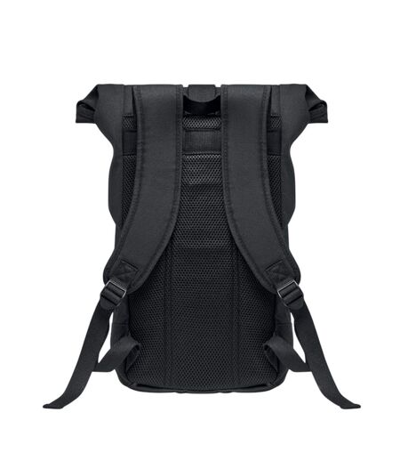 Zurich Roll Washed Canvas Backpack One Size Black MidOcean