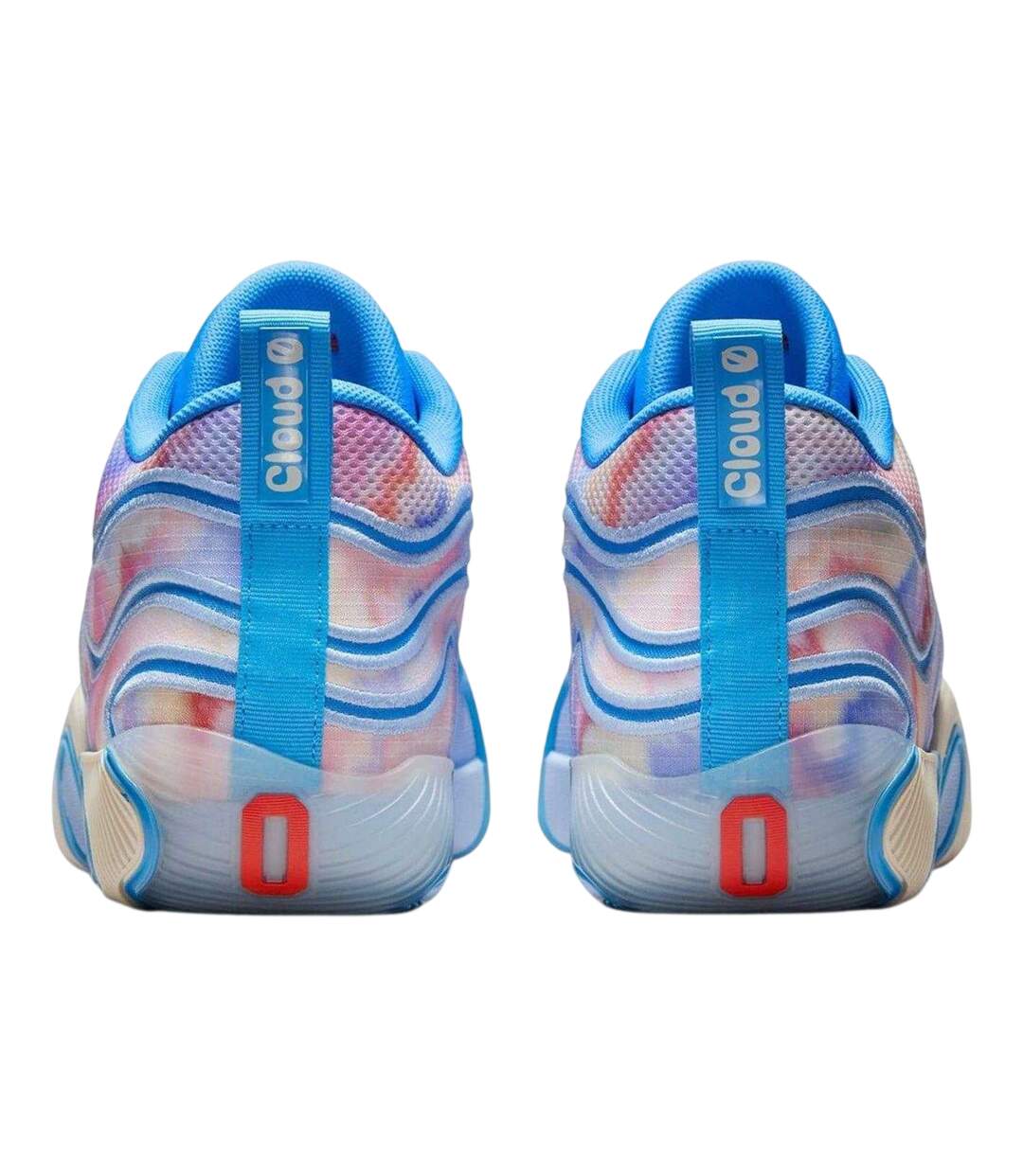 Chaussures De Basket Motif/style Tie-dye Homme Bleu Blanc Cassé Tie-dye Air-2