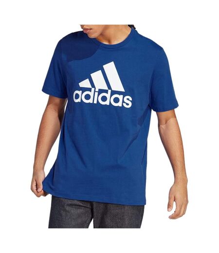 T-shirt bleu homme adidas bl - l