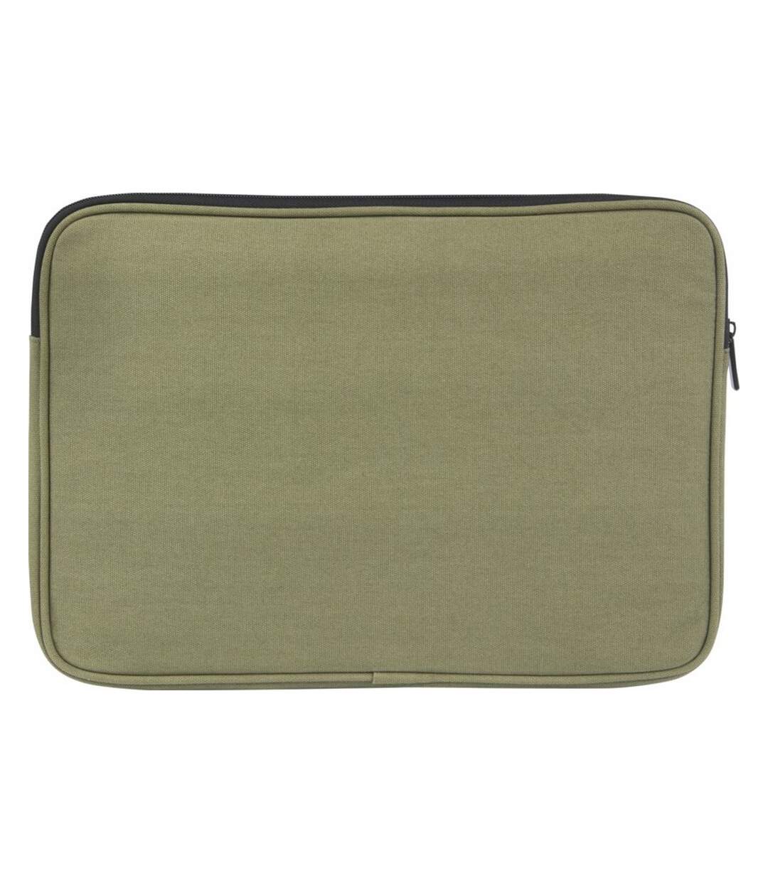 Joey canvas recycled 2l laptop sleeve one size olive Unbranded-2