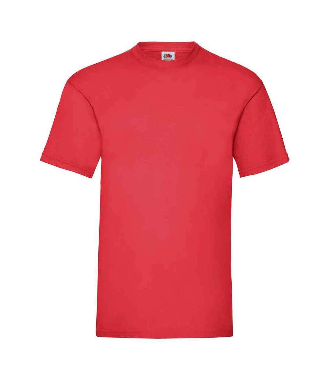 T-shirt valueweight homme rouge Fruit of the Loom