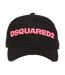Casquette De Baseball Motif/style Logo Noir Rose DSquared2-1