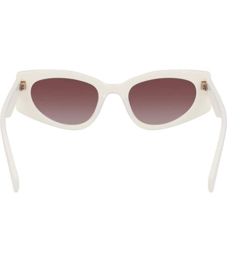 Lunettes De Soleil Motif/style Œil De Chat Femme Taille Unique Blanc Liu Jo