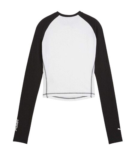 T-shirt Manches Longues Motorsport Femme Blanc  Puma