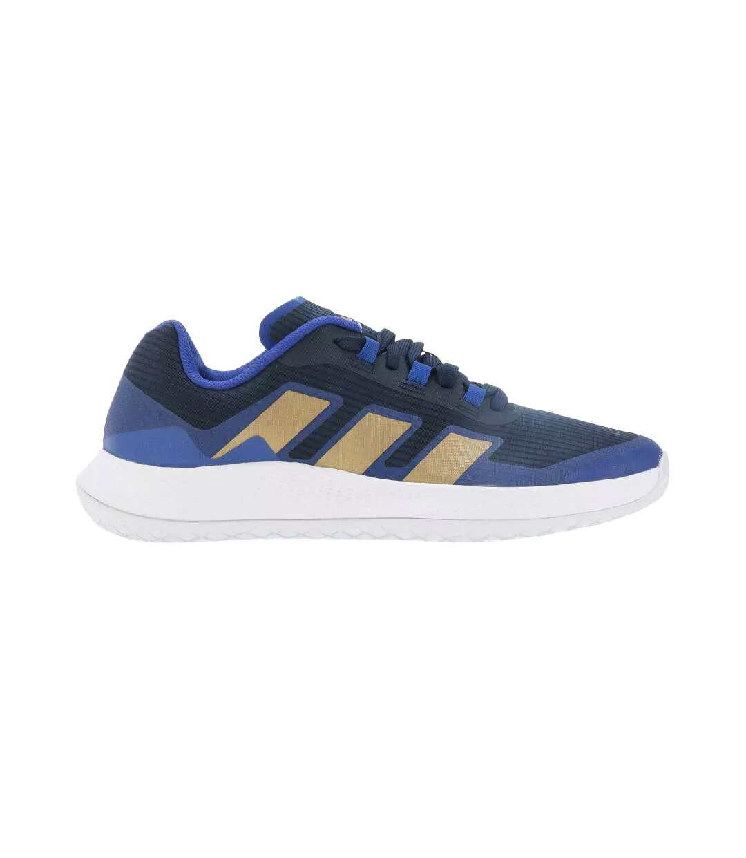 Baskets Volley-ball Forcebounce Homme Bleu Marine Jaune Or Adidas-3