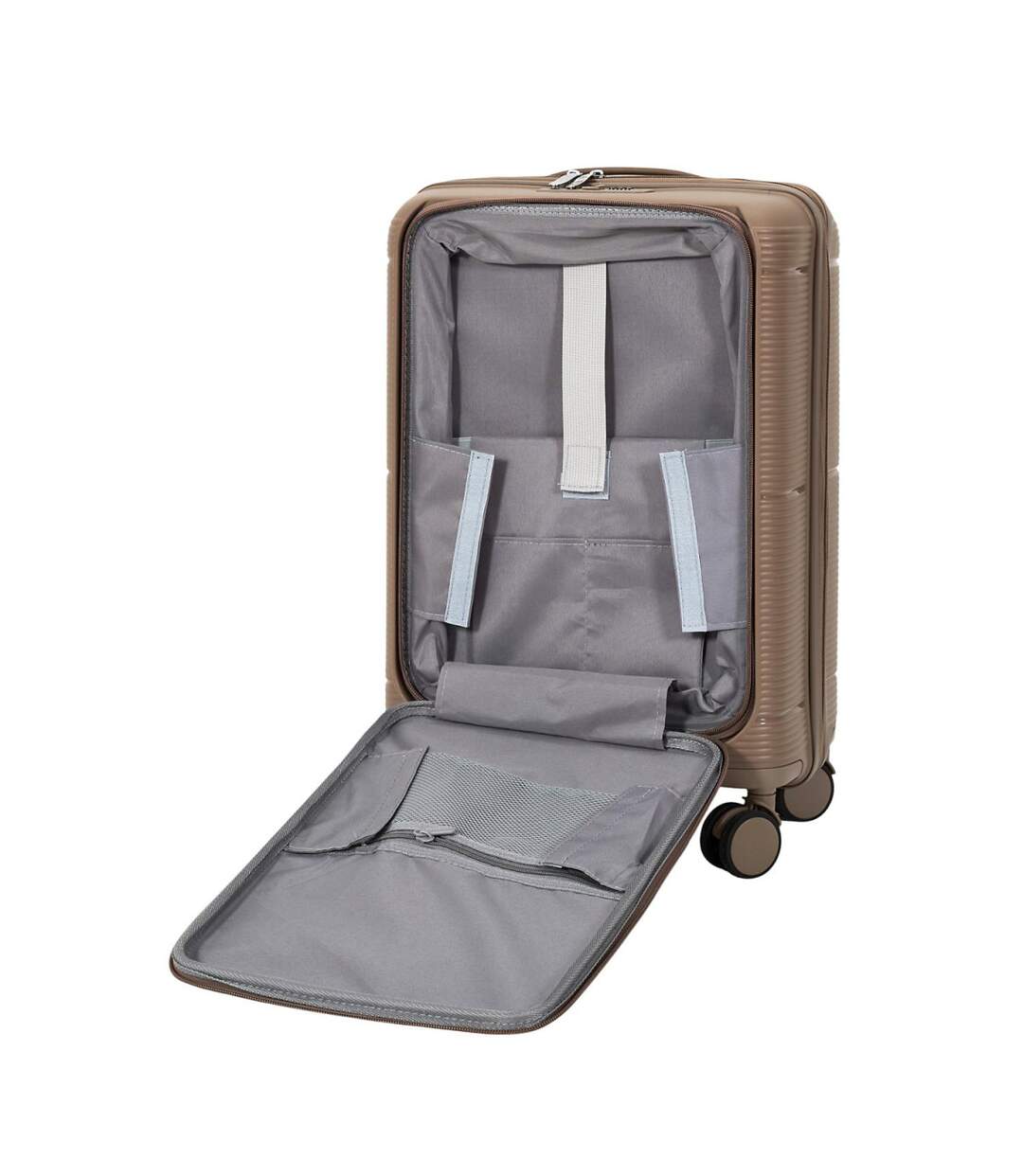 Valise Cabine à Roulettes Sydney 48cm Marron-5