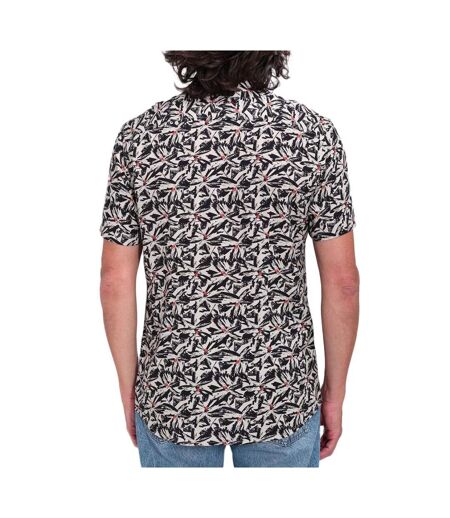 Chemisette manches courtes beige/noir homme teddy smith arlric - xl