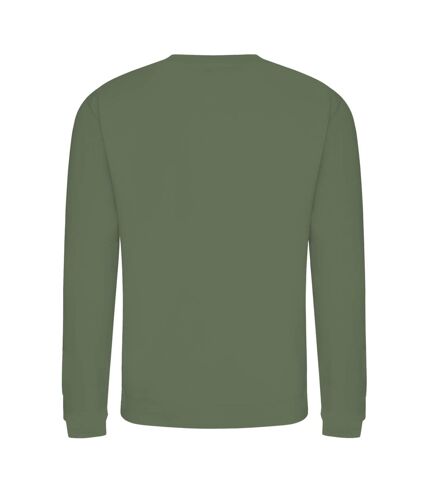 AWDis Just Hoods AWDis Unisex Crew Neck Plain Sweatshirt (280 GSM) (Earthy Green) - UTRW2014