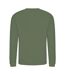 AWDis Just Hoods AWDis Unisex Crew Neck Plain Sweatshirt (280 GSM) (Earthy Green)