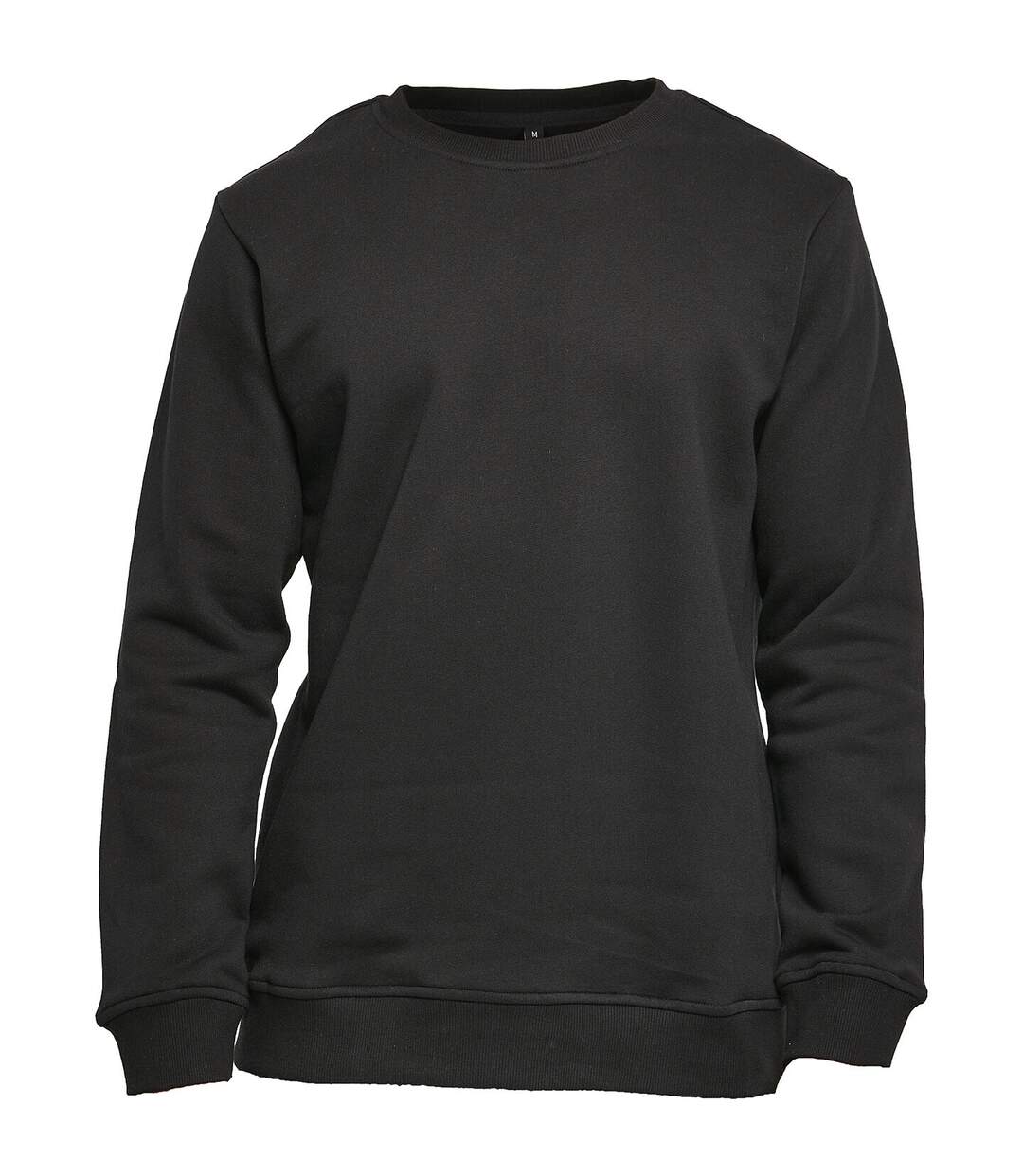 Build Your Brand Mens Basic Organic Sweatshirt (Black) - UTRW8432