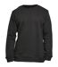 Build Your Brand Mens Basic Organic Sweatshirt (Black) - UTRW8432