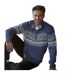 Pull homme bleu marine Atlas For Men-4