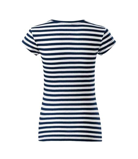 T-shirt Sailor Femme Bleu Marine Adler