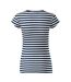 T-shirt Sailor Femme Bleu Marine Adler-2