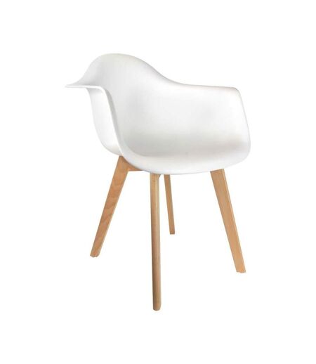 Fauteuil scandinave en polypropylène (Lot de 2)