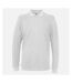 Cottover Mens Pique Long-Sleeved T-Shirt (White)
