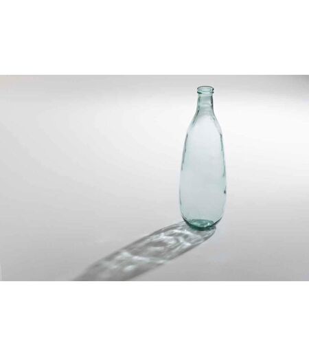 Vase Design en Verre Bouteille 75cm Transparent