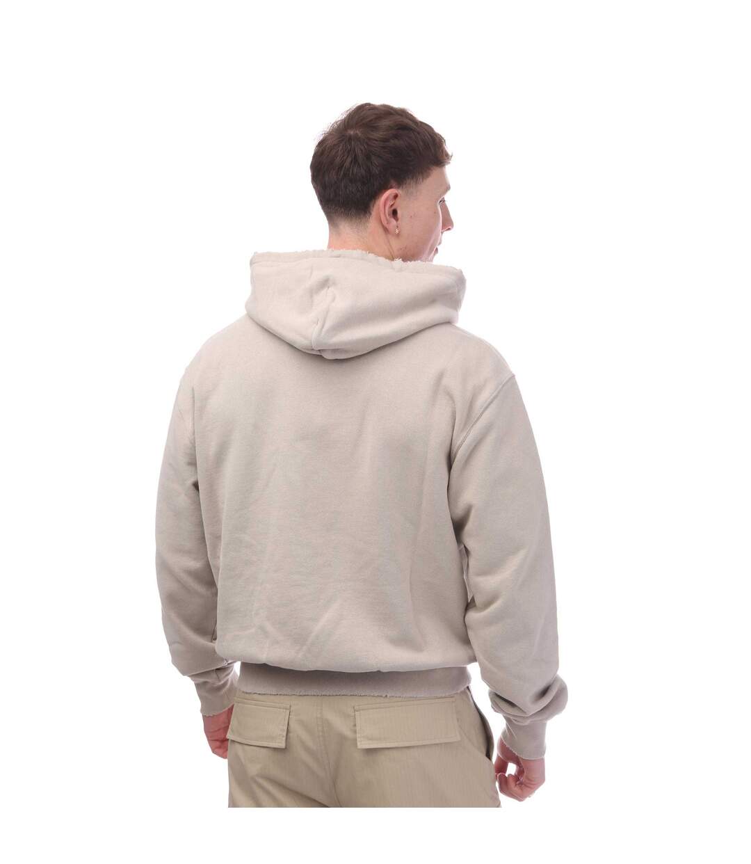 Mens ctnmb hoodie grey blue Heron Preston-2