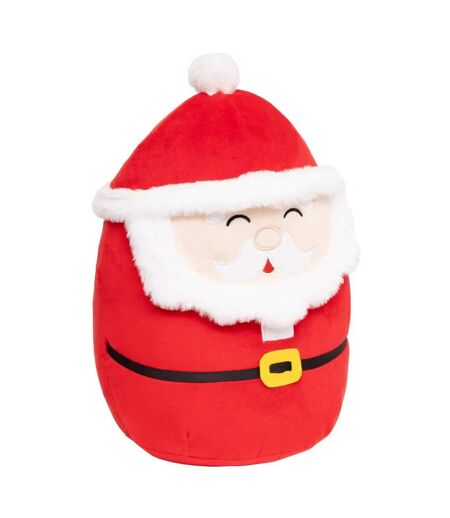 Peluche Déco Père Noël Squishy 35cm Rouge