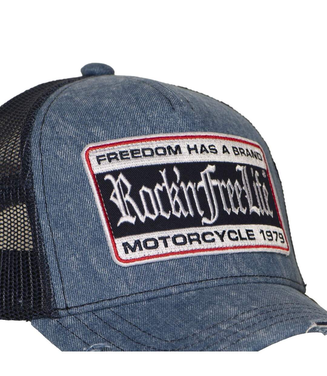 Casquette trucker unie avec filet Always Rock'n Free Life-3