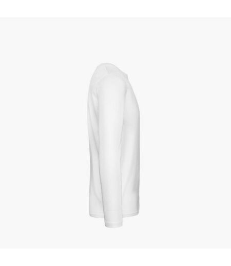 B&C Mens E190 Long Sleeve T-Shirt (White)