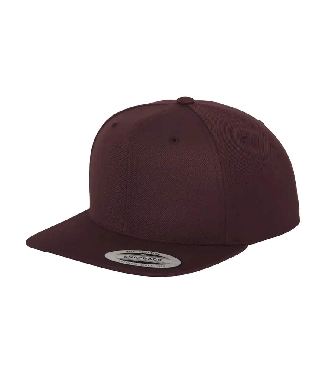 Casquette ajustable classique homme marron Yupoong-2