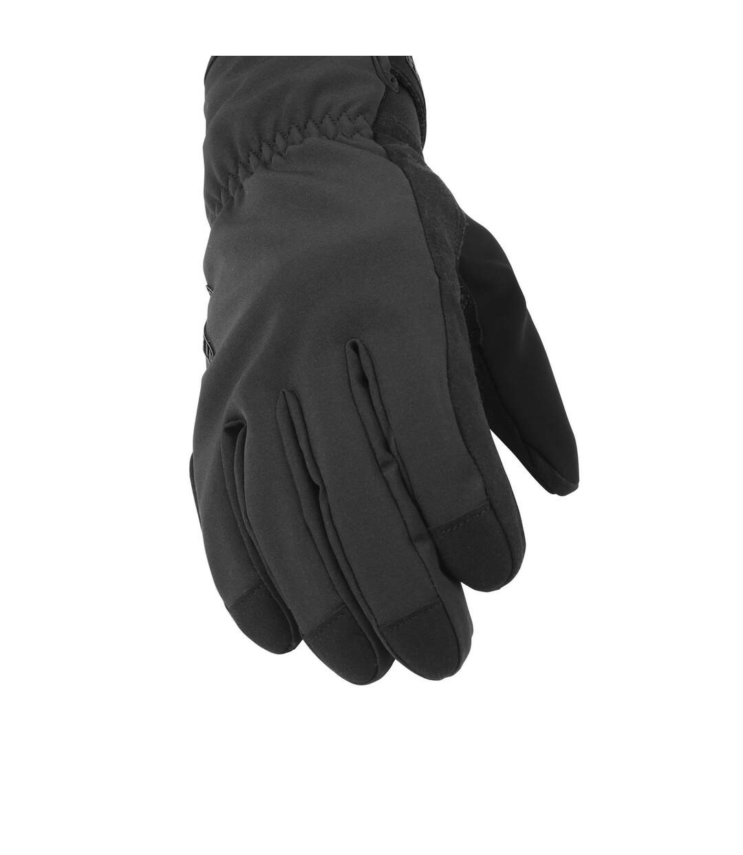 Mens & Ladies Griston Waterproof All Weather Lightweight Black Gloves-2