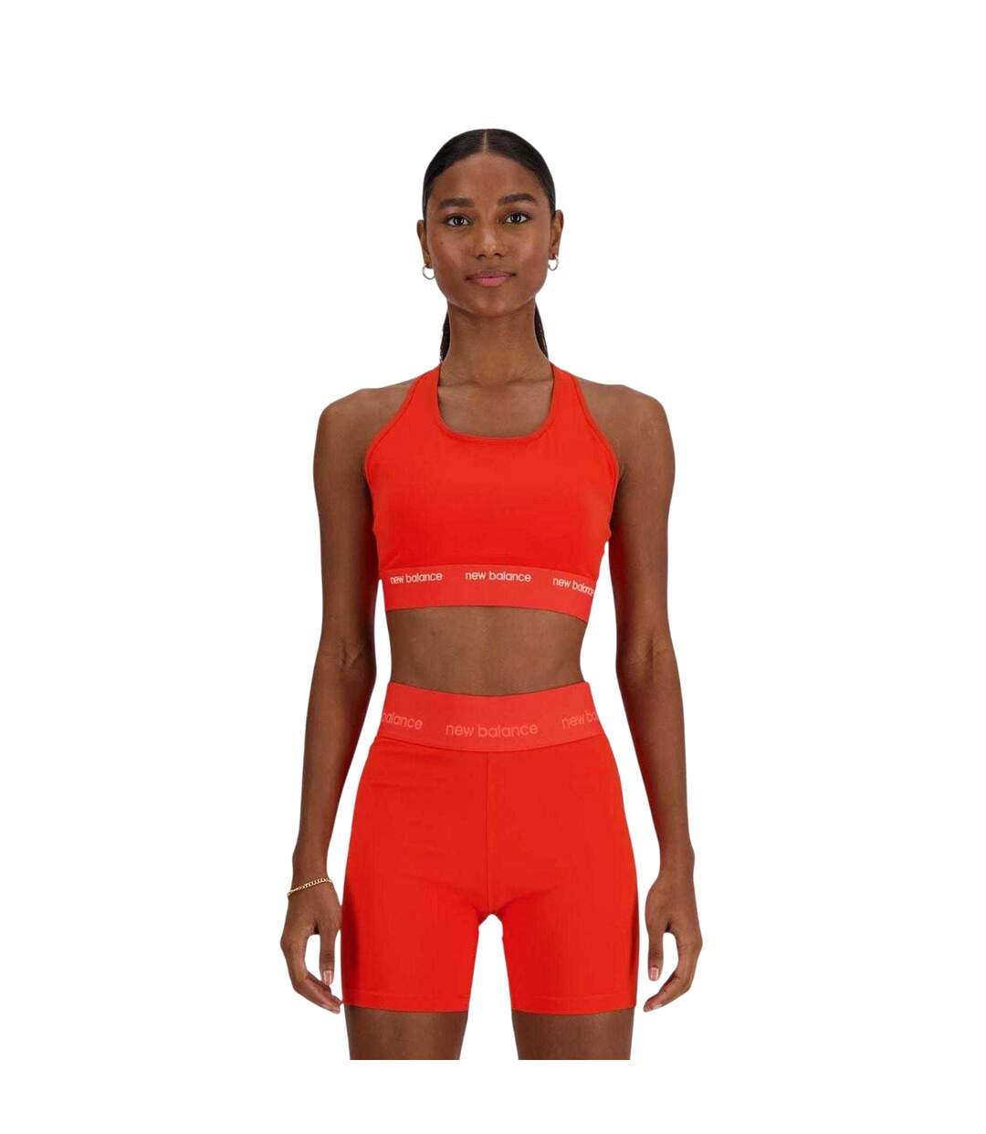 Brassière De Sport Femme Rouge New Balance-1
