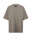 T-shirt Manches Courtes Motif/style Logo Homme Gris Chiné Essentials-3