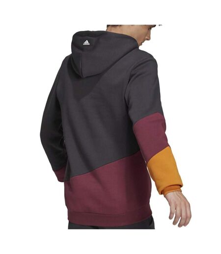 Sweat noir/bordeaux homme adidas h39767 - l