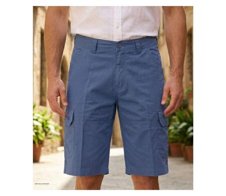 Bermuda WINCHESTER ISLAND2 uni en coton : le short chic et confortable pour vos journées ensoleillées