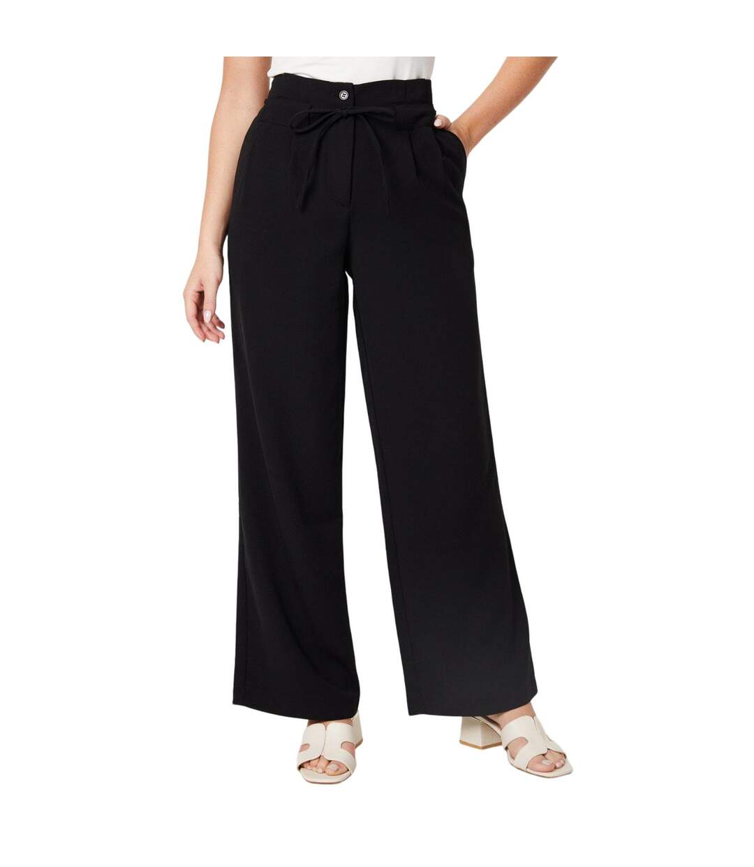 Pantalon femme noir Dorothy Perkins-1