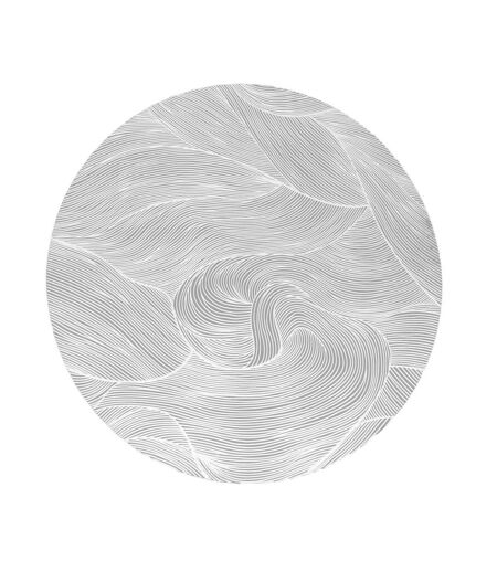 Set de Table Métallisé Celeste 38cm Blanc