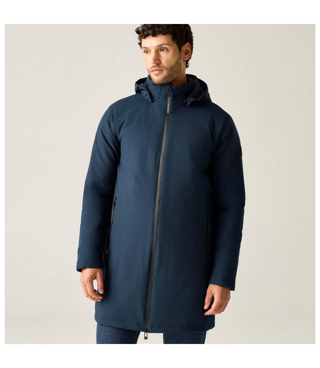 Mens Merzen Insulated Waterproof Jacket Navy Regatta-1