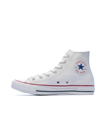 All Star Baskets cuir montantes blanches Homme/Femme Converse