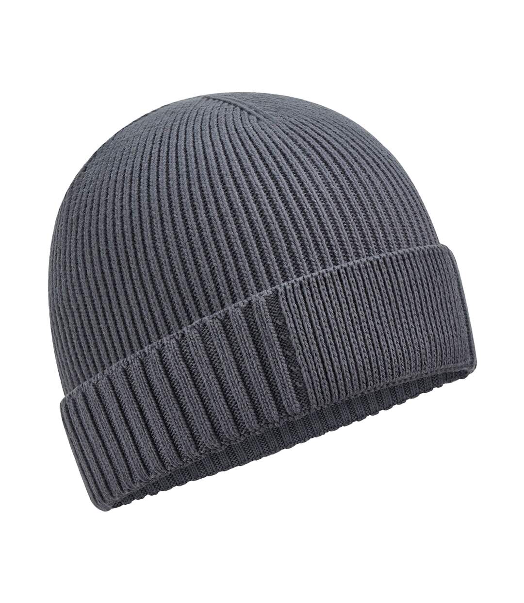 Bonnet Motif/style Écusson Adulte Graphite Beechfield-1