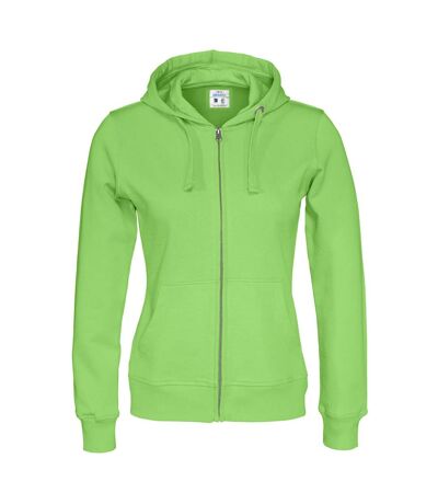 Cottover Womens/Ladies Full Zip Hoodie (Green) - UTUB659