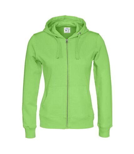 Cottover Womens/Ladies Full Zip Hoodie (Green)