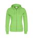 Cottover Womens/Ladies Full Zip Hoodie (Green) - UTUB659