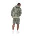 Mens Bardon Hoodie Olive Crosshatch-4
