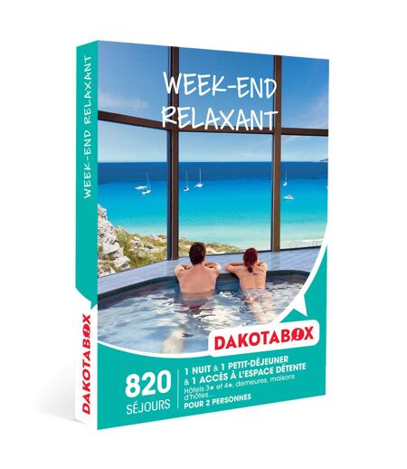 Week-end relaxant - DAKOTABOX - Coffret Cadeau Séjour