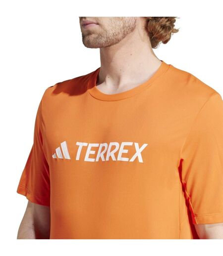 T-shirt Motif/style Logo Terrex Multi Endurance Homme Orange Adidas